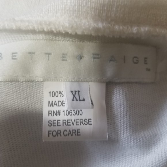 BETTE PAIGE BodyCon Soft Shoulder Sweater - XL - Picture 12 of 12